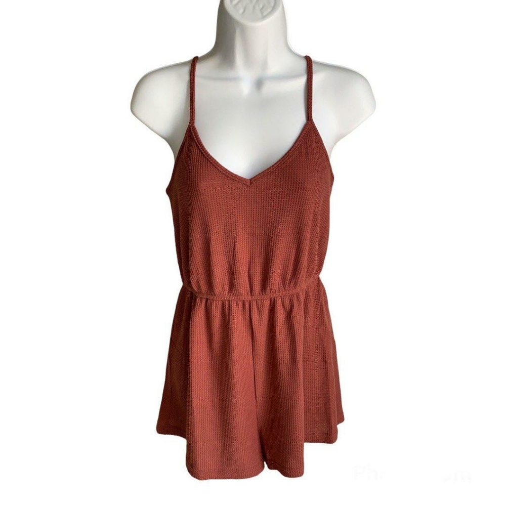 Zaful Textured Cami Loose Romper